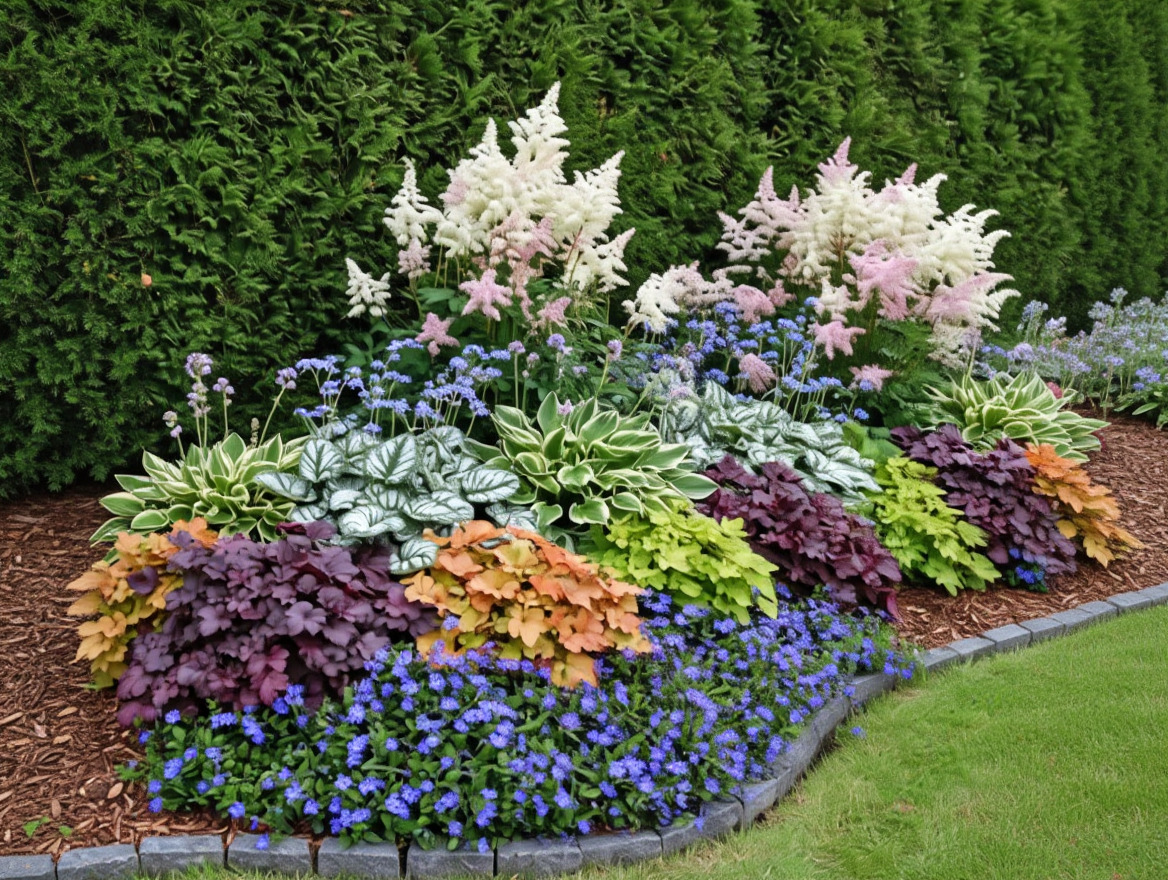 Hotové trvalkové záhony