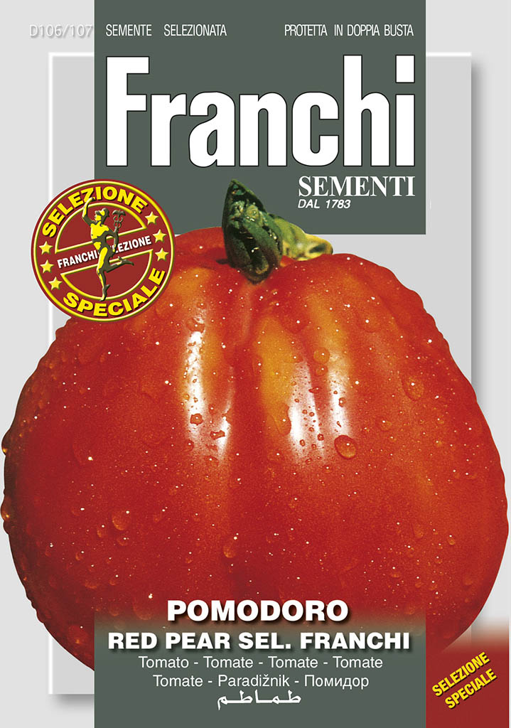 Paradajka - RED PEAR sel. FRANCHI , F1 semená 1 gram