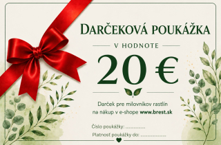 Darčeková poukážka 20€