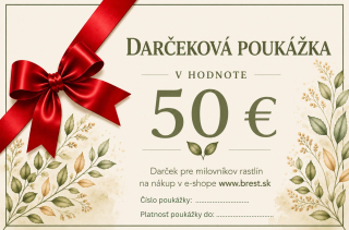 Darčeková poukážka 50€