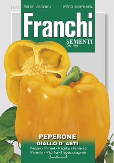 Paprika - GIALLO D'ASTI - semená, 2 gramy