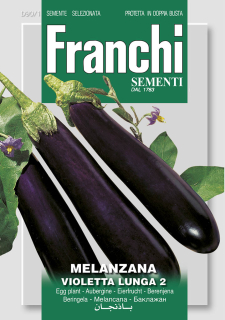 Baklažán - VIOLETTA LUNGA 2, semená 4 gramy